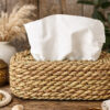 box Handwoven Linen Towel Box