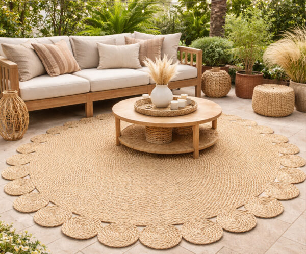 rug 2 Mediterranean Artisan Round Rug