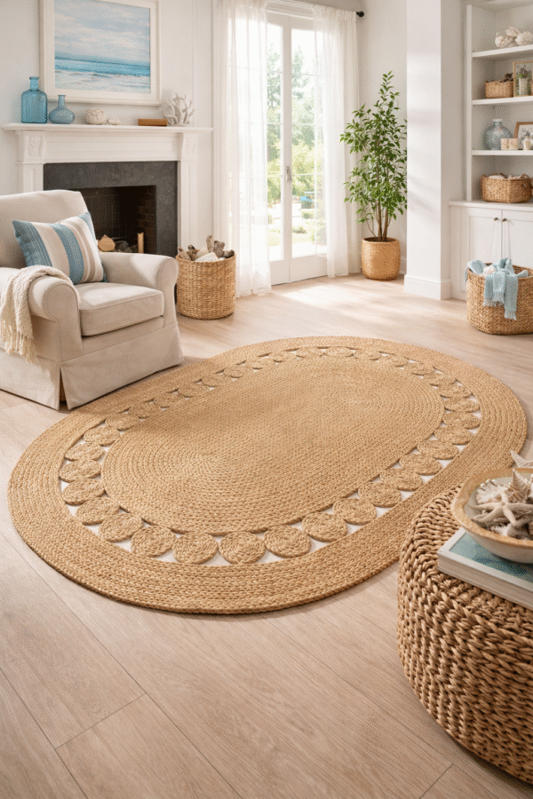 Mediterranean Artisan Oval Rug
