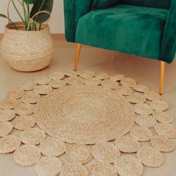 Mediterranean Artisan Round Rug