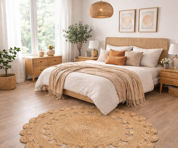 Mediterranean Artisan Round Rug